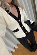 N-Lenyxette Knit Cardigan - White