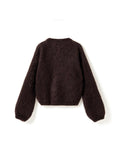 N-Kae Mohair Cardigan - Dark Brown Chocolate