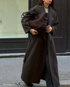 Lesley Tote Bag - Suede Chocolate