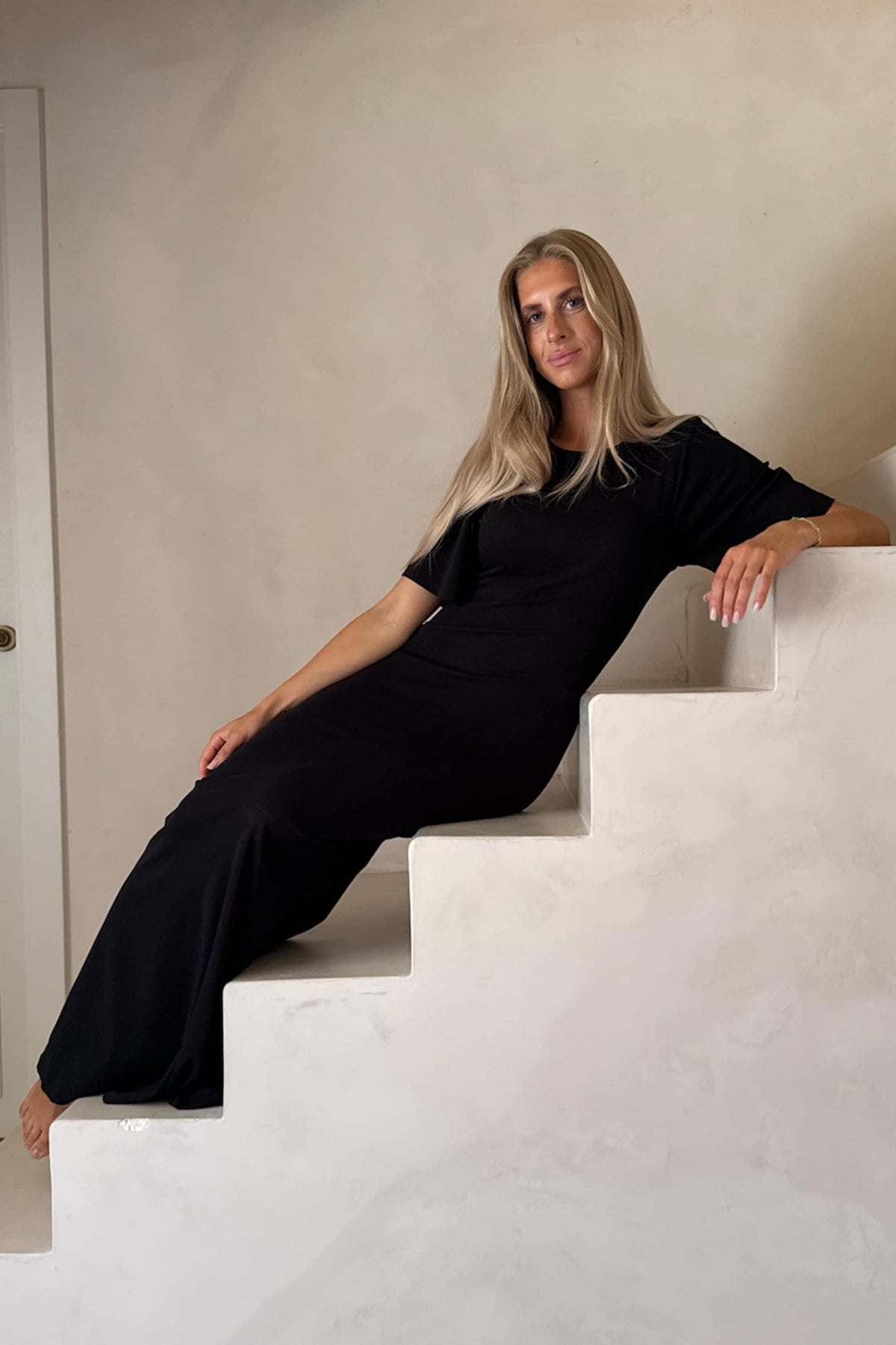 Selmaic T-Shirt Dress - Black