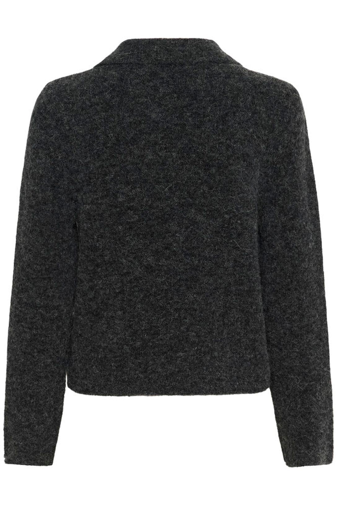 GZalpha Polo Pullover - Charcoal Melange