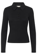 GZdrew Ls Polo Top - Black