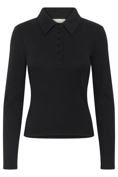 GZdrew Ls Polo Top - Black