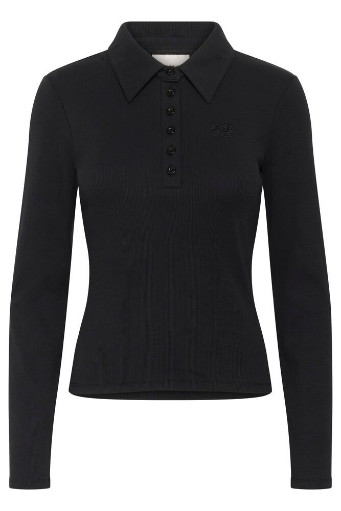GZdrew Ls Polo Top - Black