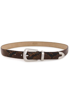 GZfilua Belt - Brown Snake