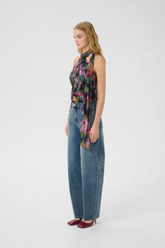 GZviva HW Baggy Jeans - Vintage Blue Denim