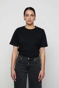 Elo Shoulder Pad Tee - Black