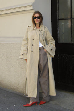 Anastasia Trench Coat - Beige