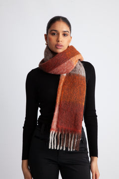 Ravenna Scarf - Sunset Orange