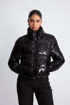 Gstaad Sequin Jacket - Black