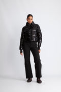 Gstaad Sequin Jacket - Black