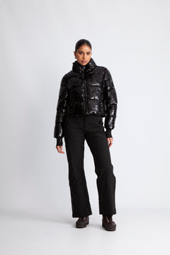 Gstaad Sequin Jacket - Black