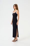 GZdrew Contrast Logo Dress - Black