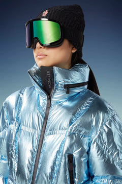 Terrabeam Ski Goggles - Shiny Black & Iridescent Aqua Green