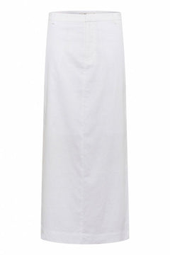 GZizza Linen Mw Skirt - Bright White