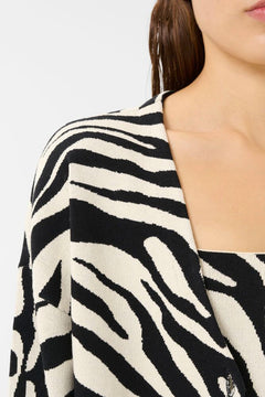 GZzebba Cardigan - Black/Birch Tiger