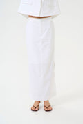 GZizza Linen Mw Skirt - Bright White