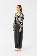 GZzebba Cardigan - Black/Birch Tiger