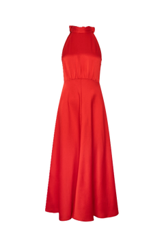 Rheo Dress - Flame Scarlet