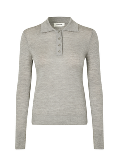 Hiroki Polo - Grey Melange