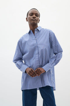 NataljaIW Shirt - Sodalite Blue Stripe