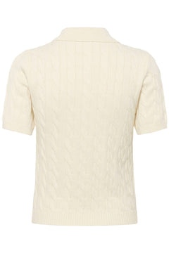 Gzthilla Polo Pullover - Egret
