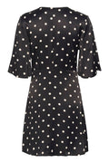 GZdotta P Ss Dress - Black With Egret Dot