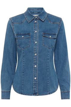 SanillaPW SH - Medium Blue Denim