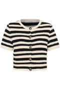GZsailie Cardigan - Black/White Striped