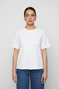 Elo Shoulder Pad Tee - White