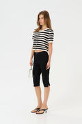 GZsailie Cardigan - Black/White Striped