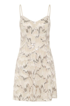 GZsagina Short Dress - Birch With Sequins