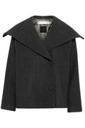 PerryIW Short Coat R - Dark Grey Melange