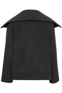 PerryIW Short Coat R - Dark Grey Melange