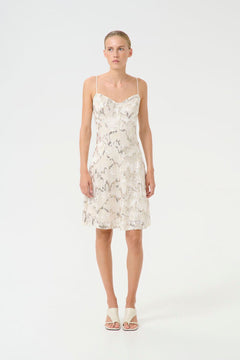 GZsagina Short Dress - Birch With Sequins