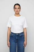 Elo Shoulder Pad Tee - White