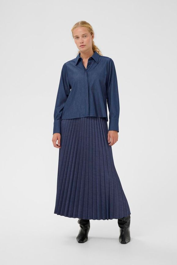 Cherrieiw Skirt - Dark Denim