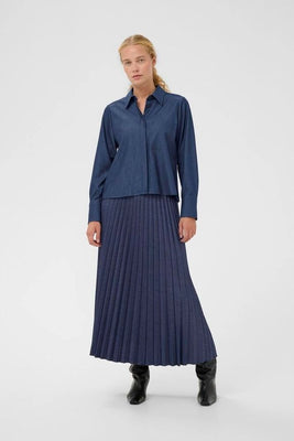 Cherrieiw Skirt - Dark Denim
