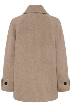ThoraIW Minona Coat R - Sandy Grey Melange