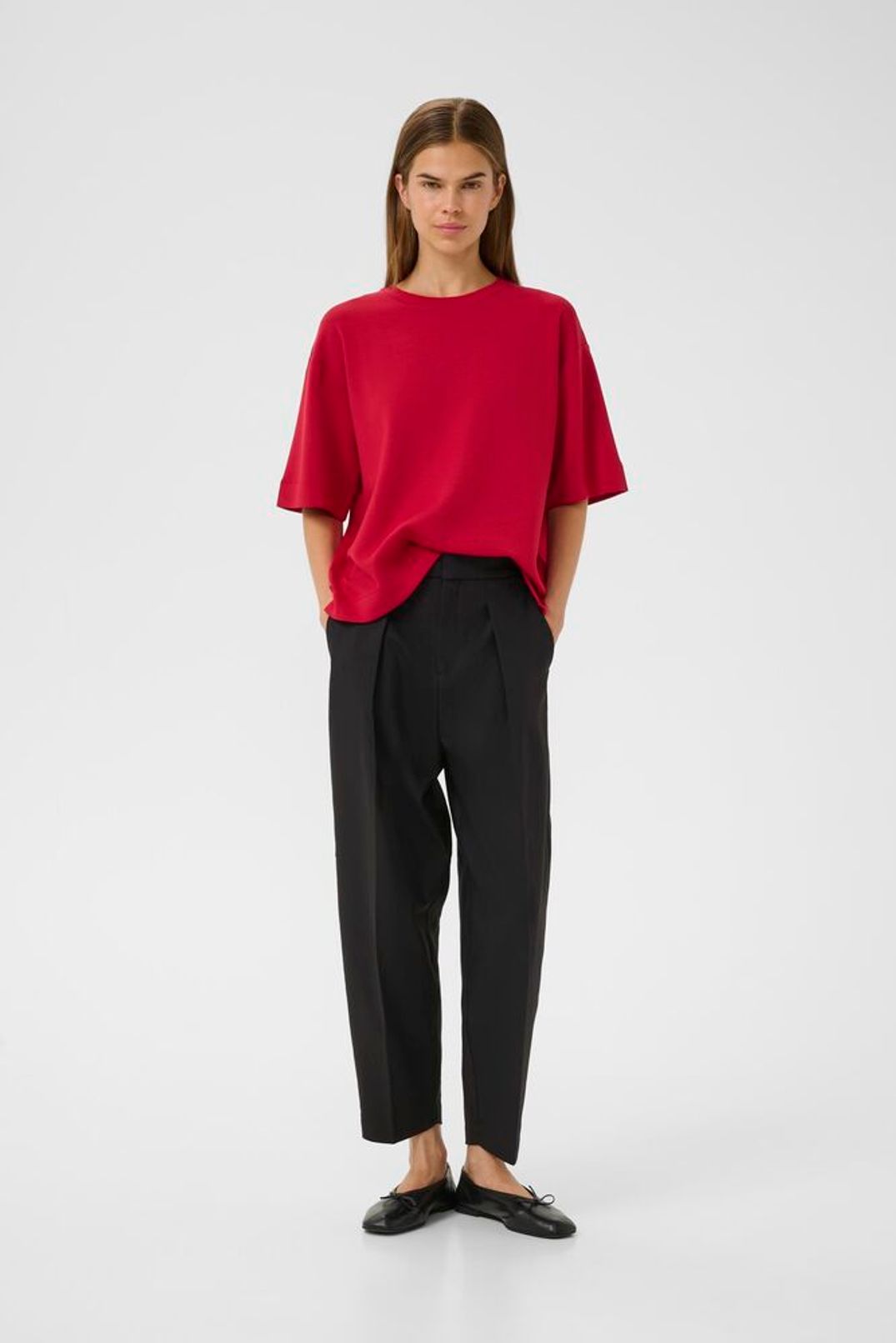 PannieIW Oversize Tshirt - True Red