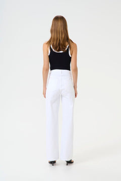 GZdrew Contrast Logo Top - Black