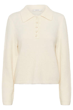 GZalpha Polo Pullover - Ivory