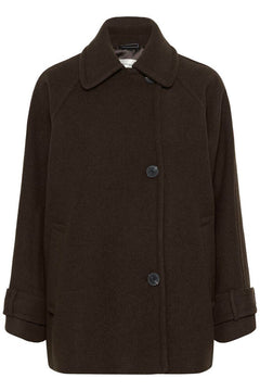 ThoraIW Minona Coat R - Chocolate Brown