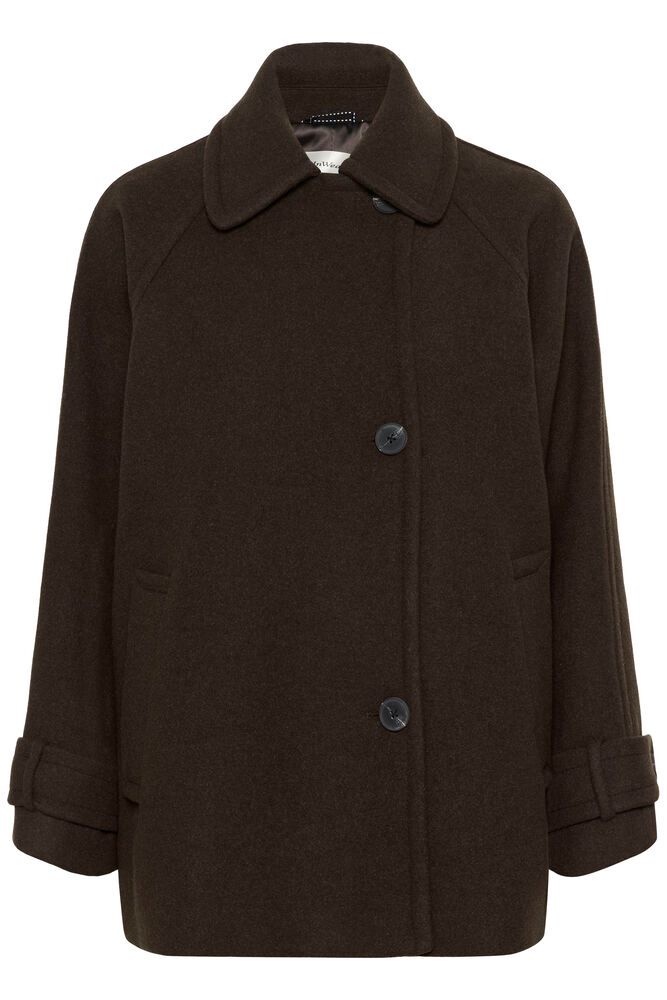ThoraIW Minona Coat R - Chocolate Brown