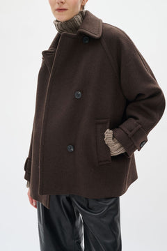 ThoraIW Minona Coat R - Chocolate Brown