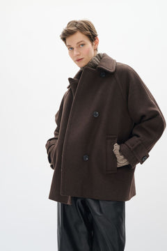ThoraIW Minona Coat R - Chocolate Brown