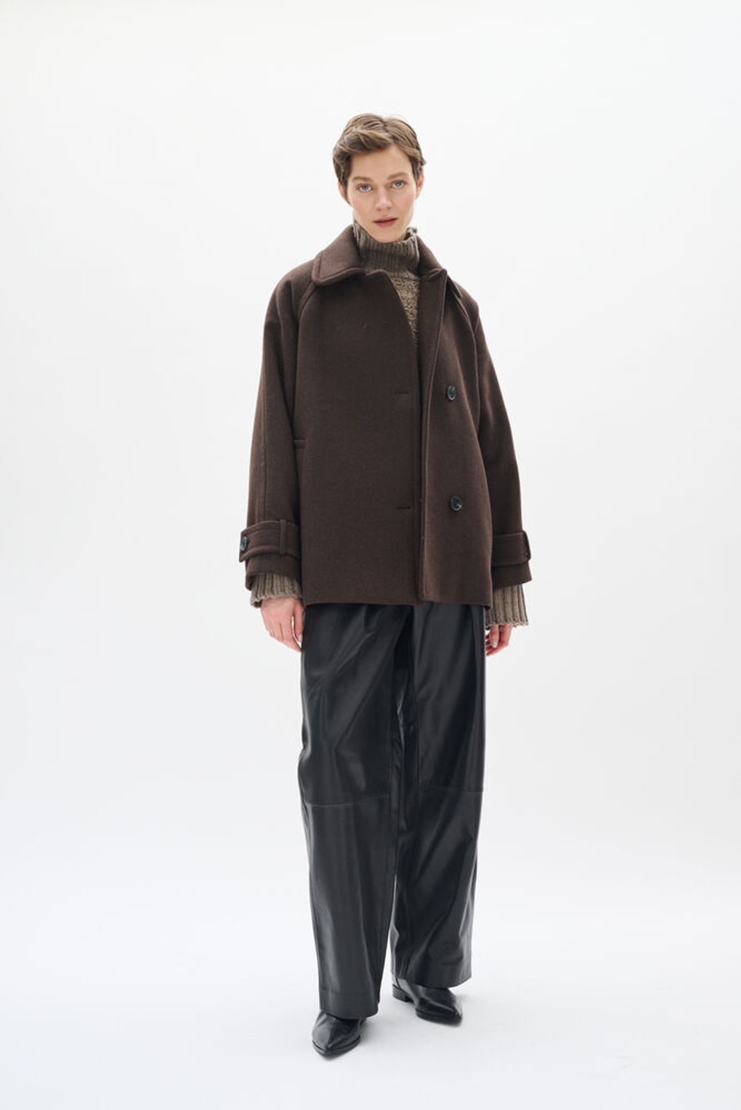 ThoraIW Minona Coat R - Chocolate Brown