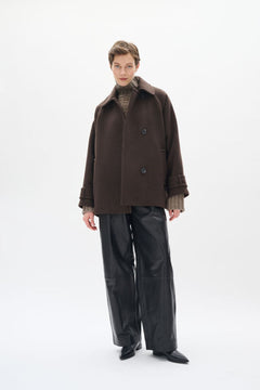 ThoraIW Minona Coat R - Chocolate Brown