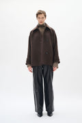 ThoraIW Minona Coat R - Chocolate Brown
