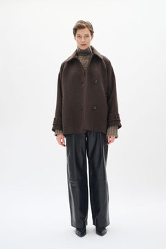 ThoraIW Minona Coat R - Chocolate Brown